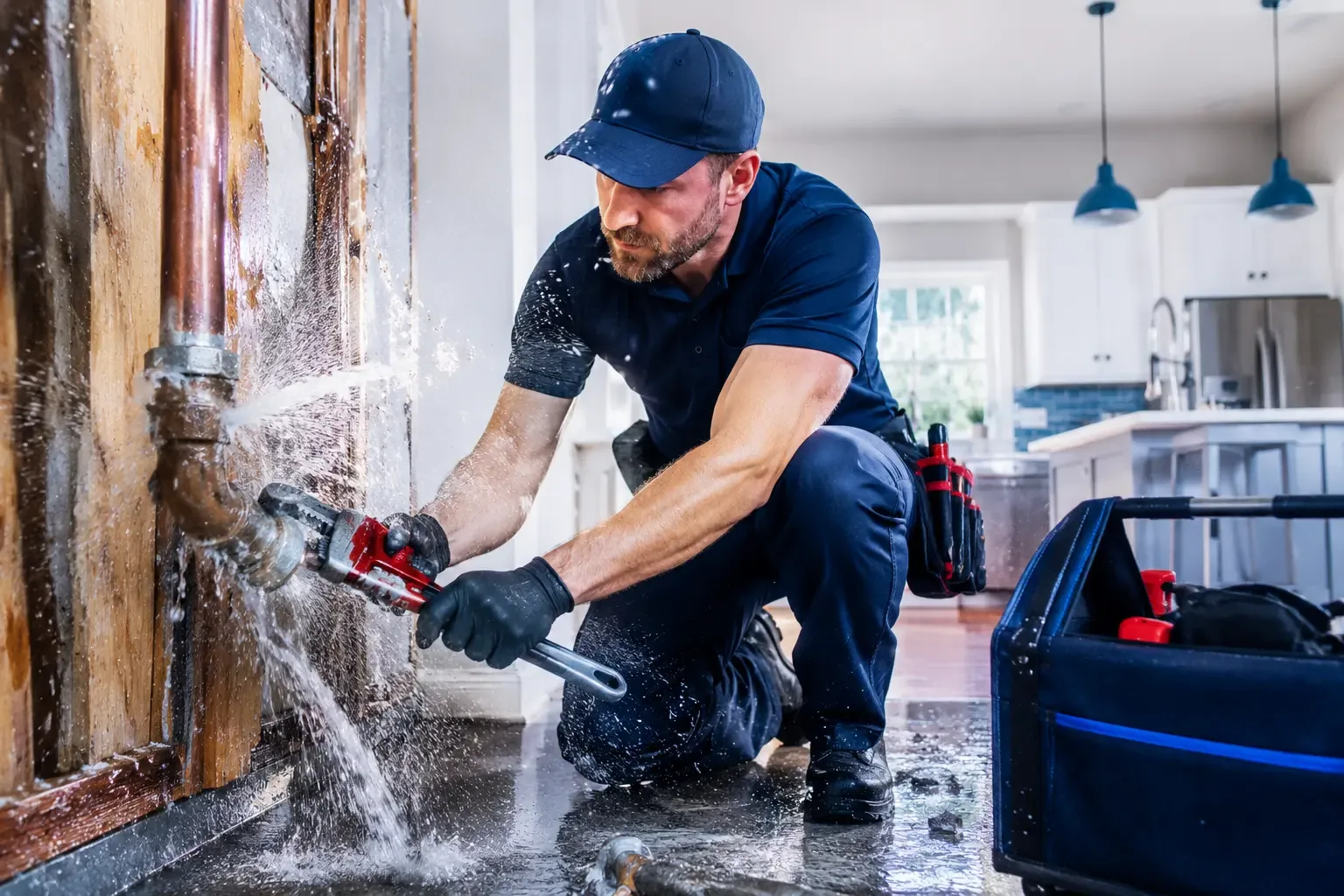 Local emergency pipe repair professionals in Walshville, IL